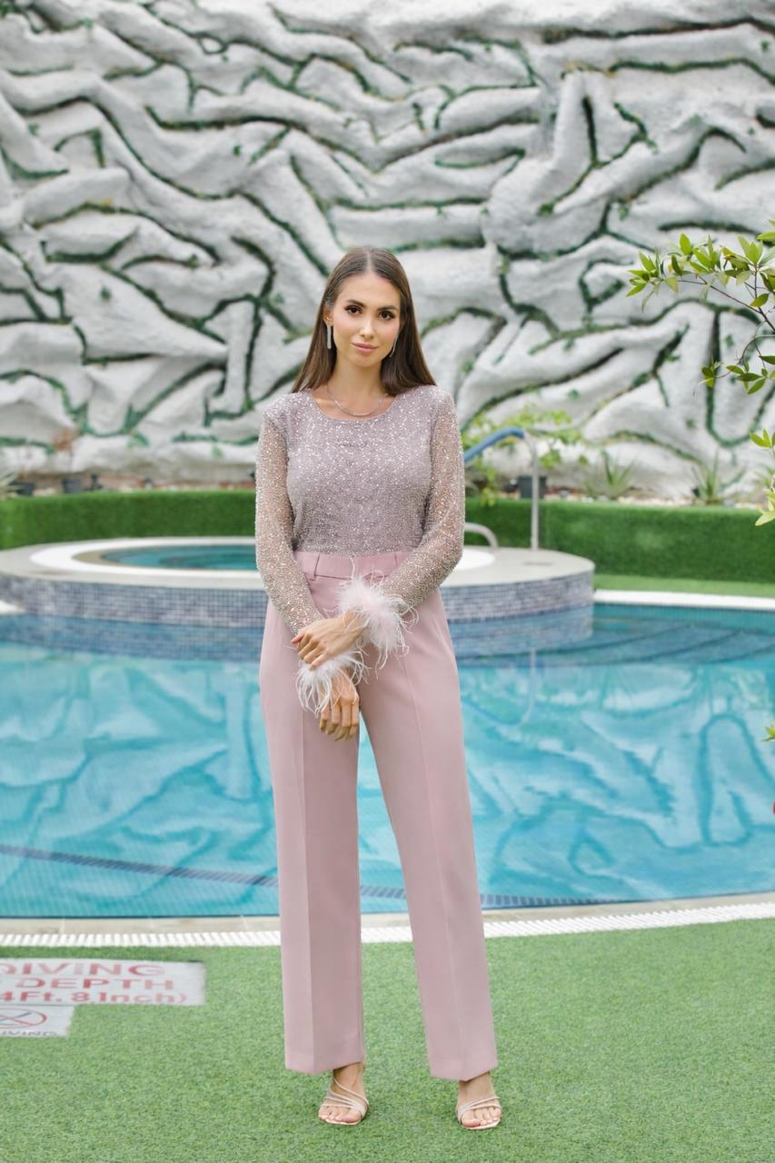 Blush Crystal Muse Dress